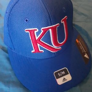 Adidas Kansas Jayhawks Climalite Fitted Cap